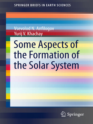 cover image of Some Aspects of the Formation of the Solar System